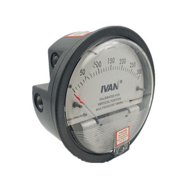 Customized Measure Range 250pa Differential Pressure Meter for Cleanroom Applications