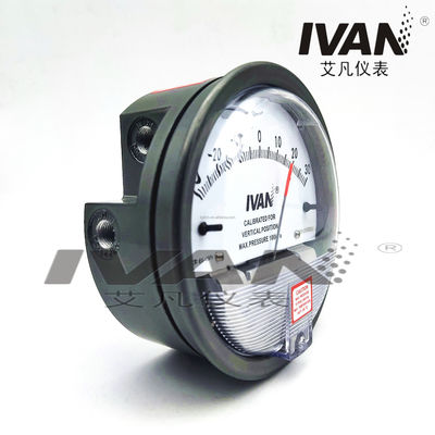 Customized Measure Range 250pa Differential Pressure Meter for Cleanroom Applications