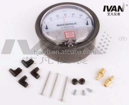Customized Measure Range 250pa Differential Pressure Meter for Cleanroom Applications