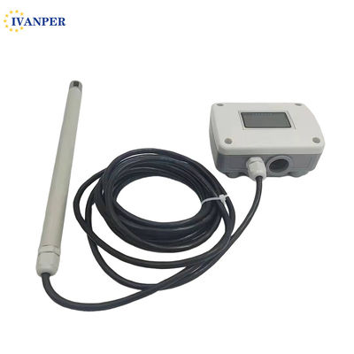 4-20mA Duct Mount Humidity Sensor with 0-10V Output Humidity 5-95% 24VDC Power Supply