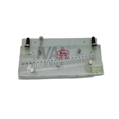 High Precision DP200 Red Oil Tilt Differential Pressure Gauge for Precise Measurements
