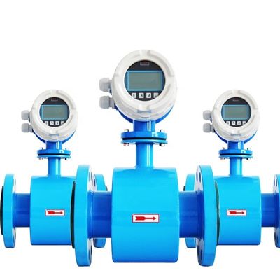 SUS316L High Accuracy Electromagnetic Vertical Ultrasonic Steam Sewage Flange Type Flow Meter RS485