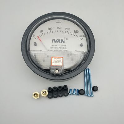 ODM Gas Medium Differential Pressure Meter 0-300mmwc For Industrial Needs
