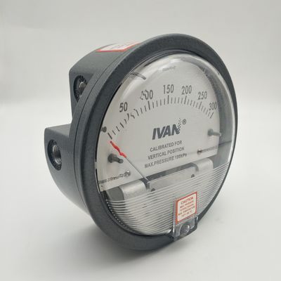 ODM Gas Medium Differential Pressure Meter 0-300mmwc For Industrial Needs