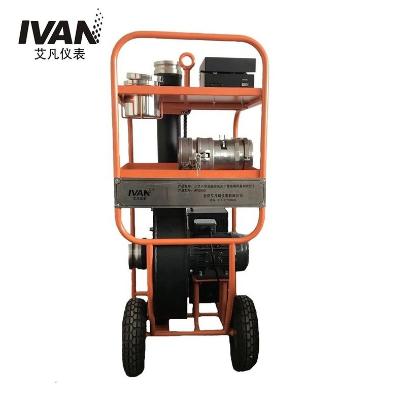 HVAC Air Duct Leakage Test Manual 21 to 377 CFM 36 to 640 m3/h Flow Grid and 2.5% Accuracy