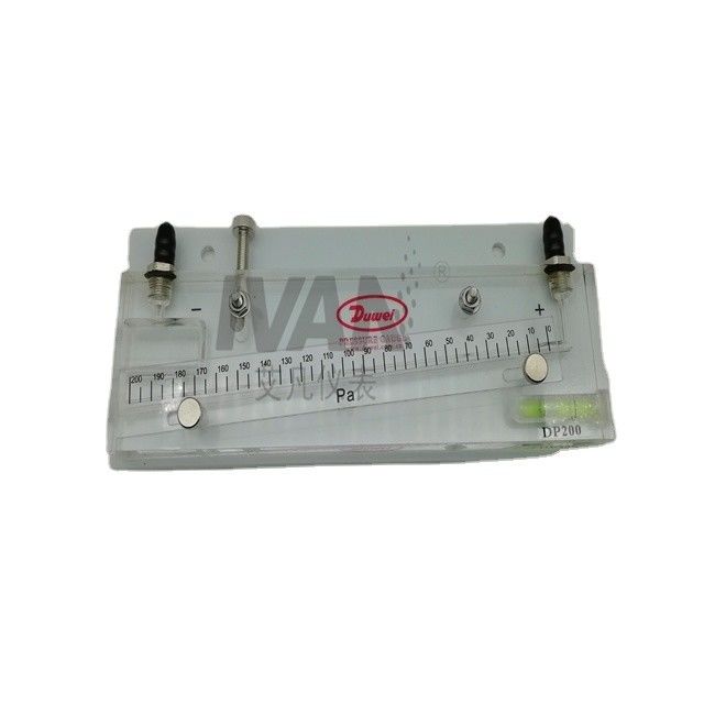 High Precision DP200 Red Oil Tilt Differential Pressure Gauge for Precise Measurements